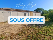 Maison de plain-pied de 90m², proche commerces, avec garage, terrain plat et clôturé