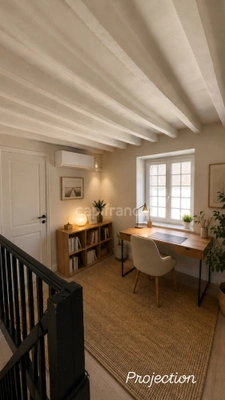 Maison à vendre 4 pièces MOISSON (78) - 2 chambres - cave - 
