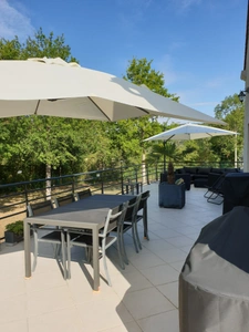 Dpt Yvelines (78), à vendre MOISSON maison contemporaine 280 m² - parc arboré 8 148 m²- sous sol total