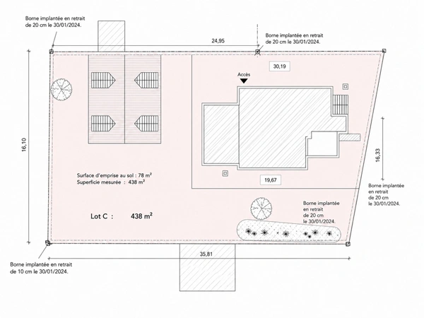 Projet 438 - Terrain à bâtir de 438m² YERMENONVILLE (28) - 55 000 €