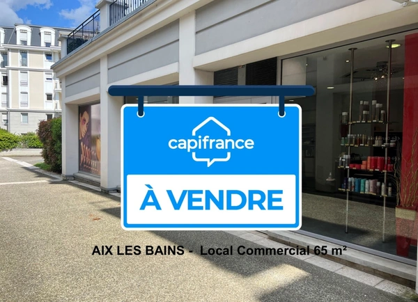 Dpt Savoie (73), à vendre AIX LES BAINS Local commercial 65 m²