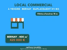 Local/bureau à vendre BERNAY (27)