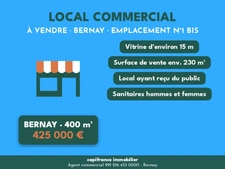 Local/bureau à vendre BERNAY (27)
