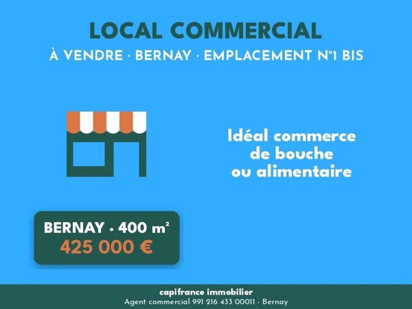 Local/bureau à vendre BERNAY (27)
