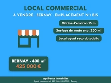 Local/bureau à vendre BERNAY (27)