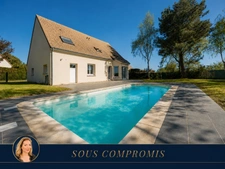 MAISON FAMILIALE 4 CHAMBRES AVEC GARAGE, JARDIN ET PISCINE