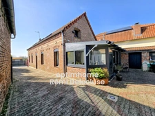 Vaux-Andigny - Longère individuelle de 3 Chambres avec garage & jardin clos sur 1750m²