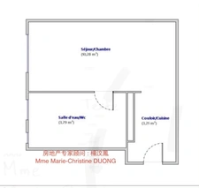 Appartement T1 à vendre – 17,28 m² – Lot n° 22 – Prix : 152 600 € honoraires inclus