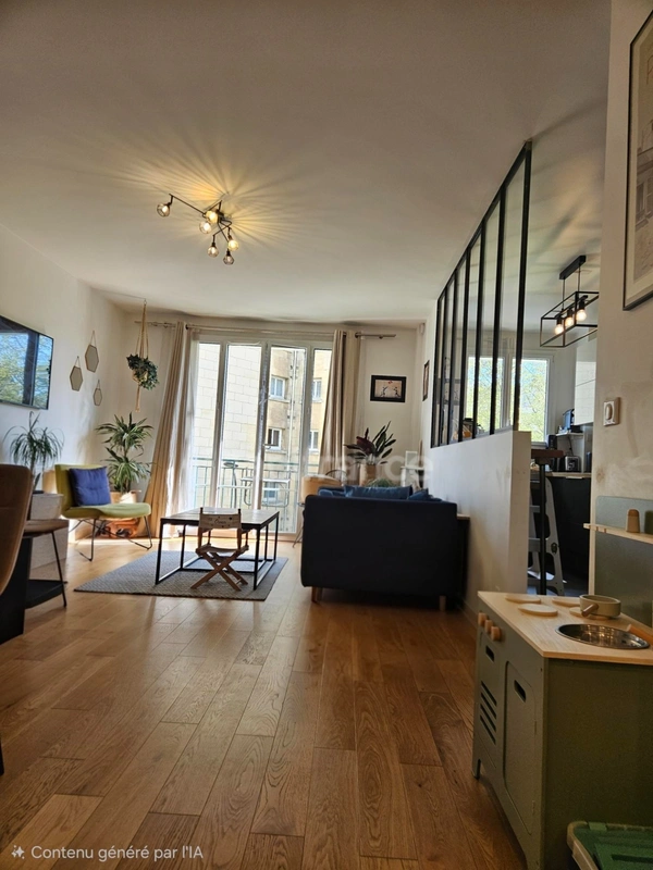 Appartement familial lumineux avec balcon, cave et parking 