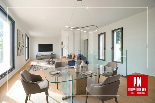 À VENDRE PROPRIÉTÉ CONTEMPORAINE NEUVE D’EXCEPTION AVEC PISCINE INTÉRIEURE À 5 MINUTES DE LA PLACE DE LA RÉPUBLIQUE