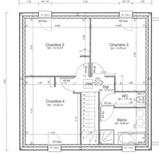 MAISON FAMILIALE NEUVE AVEC 5 CHAMBRES, GARAGE ET JARDIN CLÉ EN MAIN