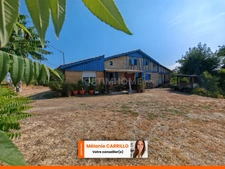 Maison landaise de 1778 avec appartement, piscine, hangar sur 1 Ha 802m² terrain