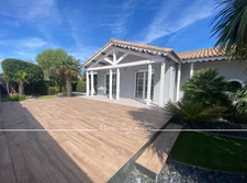 Maison à vendre 5 pièces SAINT HILAIRE DE RIEZ (85), plain pied 3 chambres+garage+jardin clos, à 300 M de la plage.