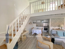 House for sale 2 rooms SAINT GILLES CROIX DE VIE (85) - T2 mezzanine with its small courtyard and an outbuilding