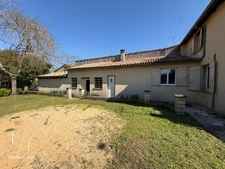 Maison en pierre au calme avec 4 chambres et vue rivière à SAINTE TERRE (33)