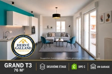 Appartement à vendre 3 pièces avec garage JASSANS RIOTTIER (01)