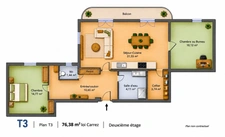 Appartement à vendre 3 pièces avec garage JASSANS RIOTTIER (01)