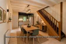Maison de village 4 pièces avec cour intérieure et jardin - VARAIGNES (24)