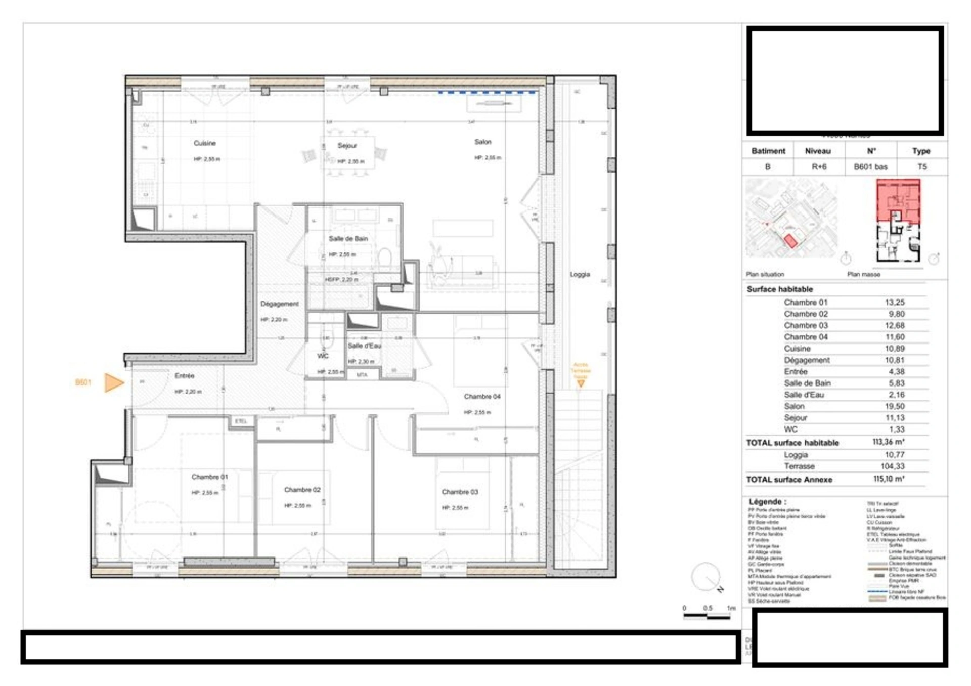Appartement 5 pièces 113 m² · à Nantes · 113 m² · 857 000 €