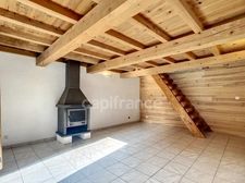 Dpt Drôme (26), à vendre proche de LA TOUCHE maison en pierre P5 mitoyenne, d'environ 110 m² habitables avec cour  