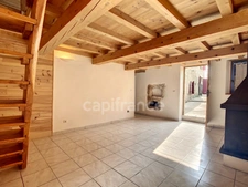 Dpt Drôme (26), à vendre proche de LA TOUCHE maison en pierre P5 mitoyenne, d'environ 110 m² habitables avec cour  