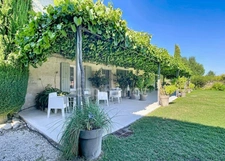 Drôme Provençale, in Suze-la-Rousse – Renovated Provençal farmhouse • 5 bedrooms, 4 bathrooms/shower rooms, 5 toilets • Swimming pool • 2 gîtes • Orchard