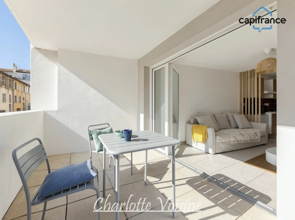 Lodi-Castellane, Charmant T2 en parfait état avec terrasses