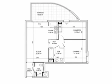 Appartement à vendre 3 pièces, top localisation à MONTPELLIER (34)