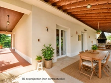 Maison à vendre 5 pièces MONTARNAUD (34) terrain de 2000m2 avec piscine sans vis à vis