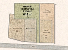 Terrain à vendre 644 m², Vair-sur-Loire (44)