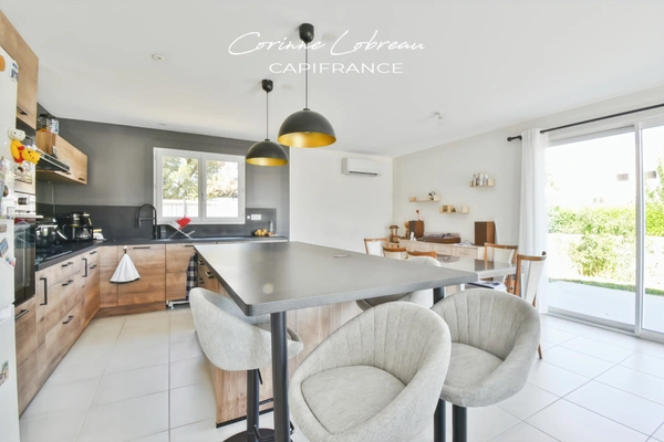 À vendre – Maison de plain-pied de 2024 à Vonnas – 3 chambres – Garage – Terrain de 550 m²