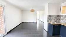 Maison semi-individuelle rénovée 104 m² – 2 chambres + bureau – Garage – Jardin – Denain