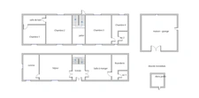 (64 800) - LAGOS - INVESTISSEUR - MAISON BEARNAISE - 6 PIECES - 4 CHAMBRES - 194 m2 - PARCELLE 558 m2 - JARDIN PLAT ET CLOS