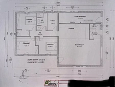 Maison individuelle plain-pied à vendre 4 pièces GAP (05) terrain 650 m²