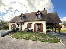 Maison 5 pièces 3 chambres, un bureau, sous sol complet, 1290 M2 de terrain, LA HEUNIERE (27)