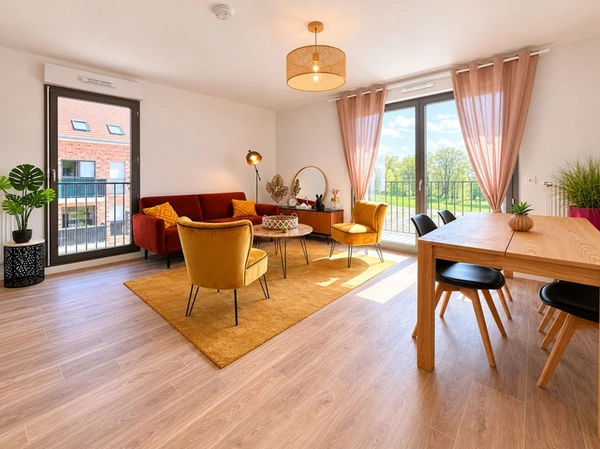 3 pièces avec terrasse et praking