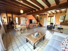 Maison 5 pièces 3 chambres, un bureau, sous sol complet, 1290 M2 de terrain, LA HEUNIERE (27)