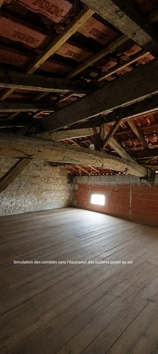 Maison de 116m2 et combles de 79m2