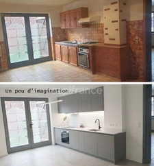 Maison de ville 3 chambres avec terrasse de 29 m², garage et combles aménageables
