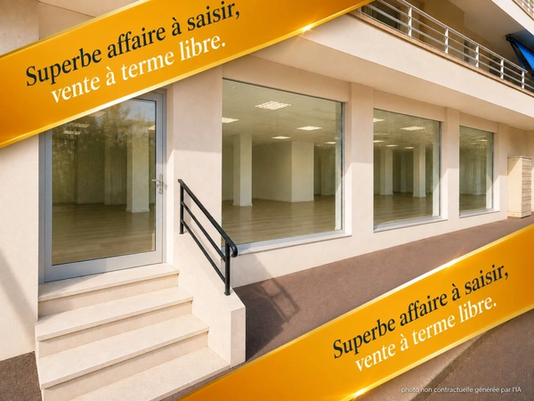 BEAU LOCAL COMMERCIAL DE 62 M2 A VENDRE EN TERME LIBRE - JUAN LES PINS (06) - SECTEUR WILSON