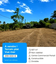 Terrain à vendre - 927 m² - SAINT-LEU (PITON SAINT LEU)