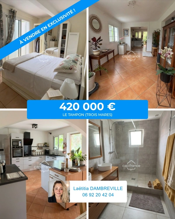 Maison à vendre 5 pièces LE TAMPON (974)