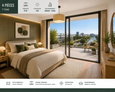 🌟 Strasbourg Starlette - Dernier étage Rooftop | 4 pièces 90 m² | Terrasse Sud 19 m² | Double parking
