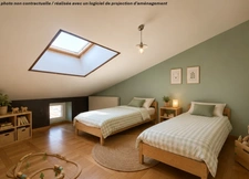 Appartement type LOFT - 113 m2 - Centre ville au calme