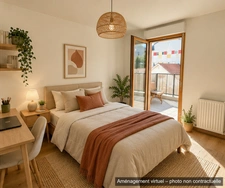 EXCLUSIVITÉ – Appartement T3 avec balcon et terrasse – Vénissieux, proche tramway