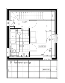 CHAVILLE CENTRE (92)- A vendre Superbe duplex familial 115 m² en dernier étage avec 2 terrasses et vue dégagée