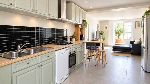 BORDEAUX RIVE DROITE - LORMONT BOURG PROCHE MAIRIE - MAISON RENOVEE 3 PECES 62M2 AVEC JARDIN