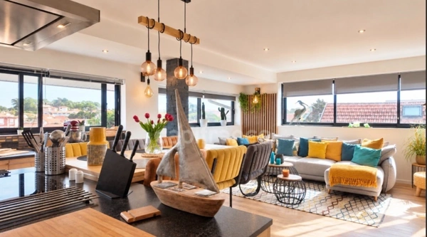 Exceptionnel à LACANAU OCEAN – Appartement contemporain meublé de 74 m², vue panoramique 180°, dernier étage, plage et centre à pied