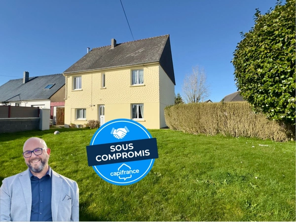 FINISTERE, PLOUVIEN, MAISON FAMILIALE, CINQ CHAMBRES, NON MITOYENNE, DALLE BÉTON