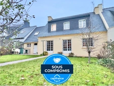 Guilers, quartier résidentiel, sans vis à vis, vie de plain pied, maison T6, 110 m2, dalle béton, garage